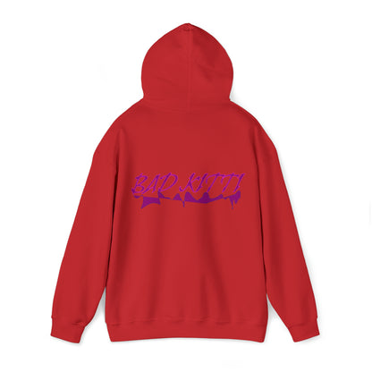 BAD KITTI CUSTOM Graphics Unisex Heavy Blend™ Hooded Sweatshirt, 'Here's Looking At You Kid' and BOO BITCH