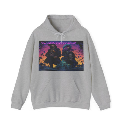 BAD KITTI CUSTOM Graphics Unisex Heavy Blend™ Hooded Sweatshirt_'Till Death Does Us Apart